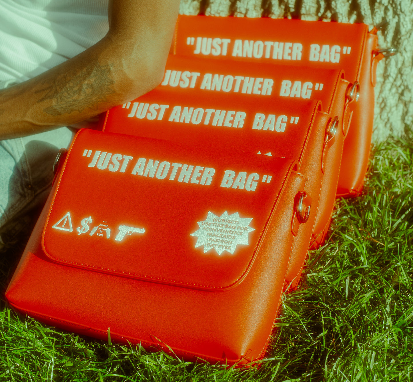 " Just Another " Side Bag RED