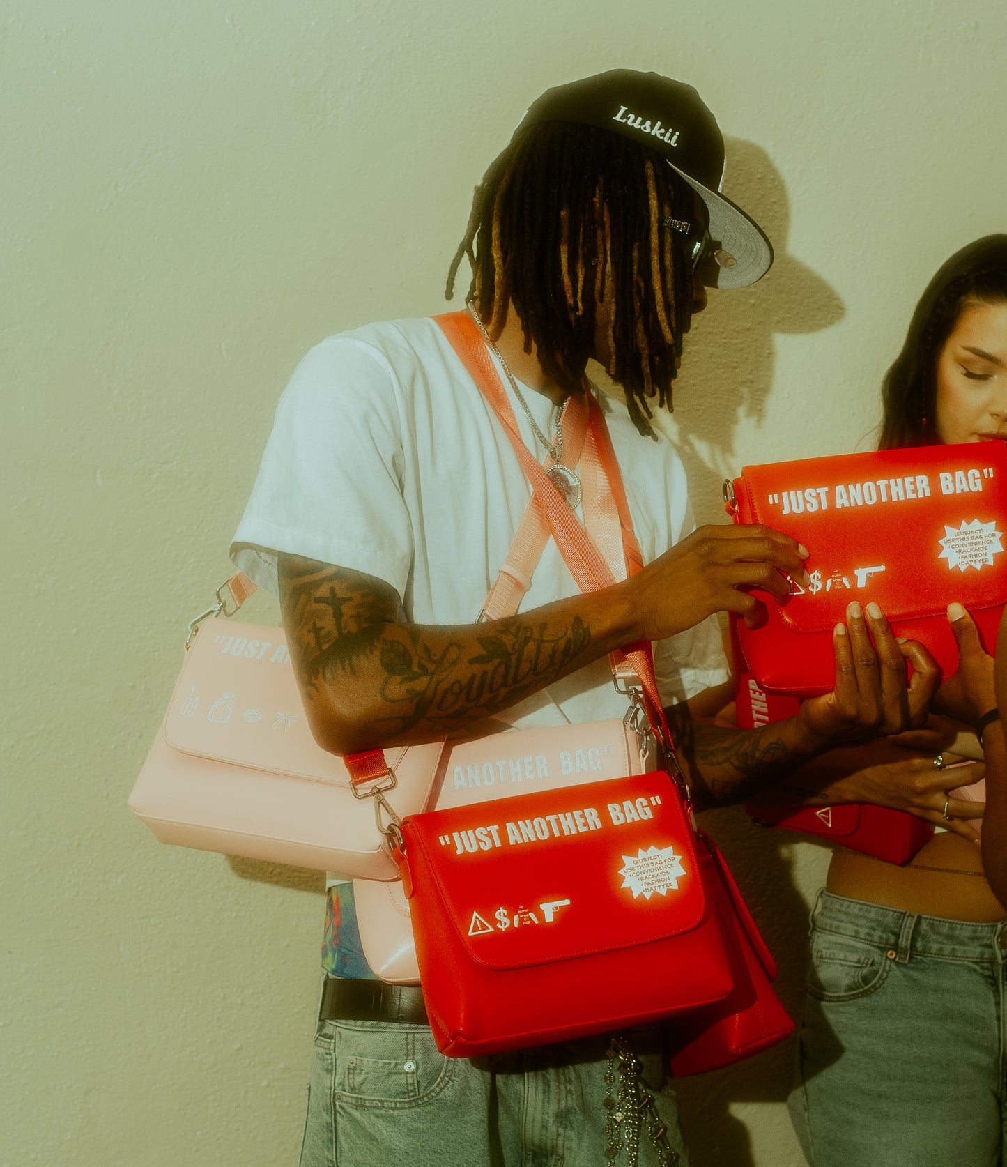 " Just Another " Side Bag RED